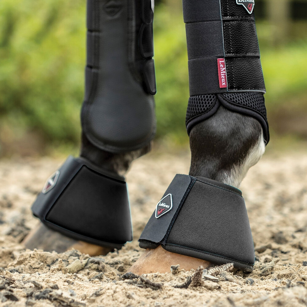LeMieux Soft Shell Over Reach Boots Black