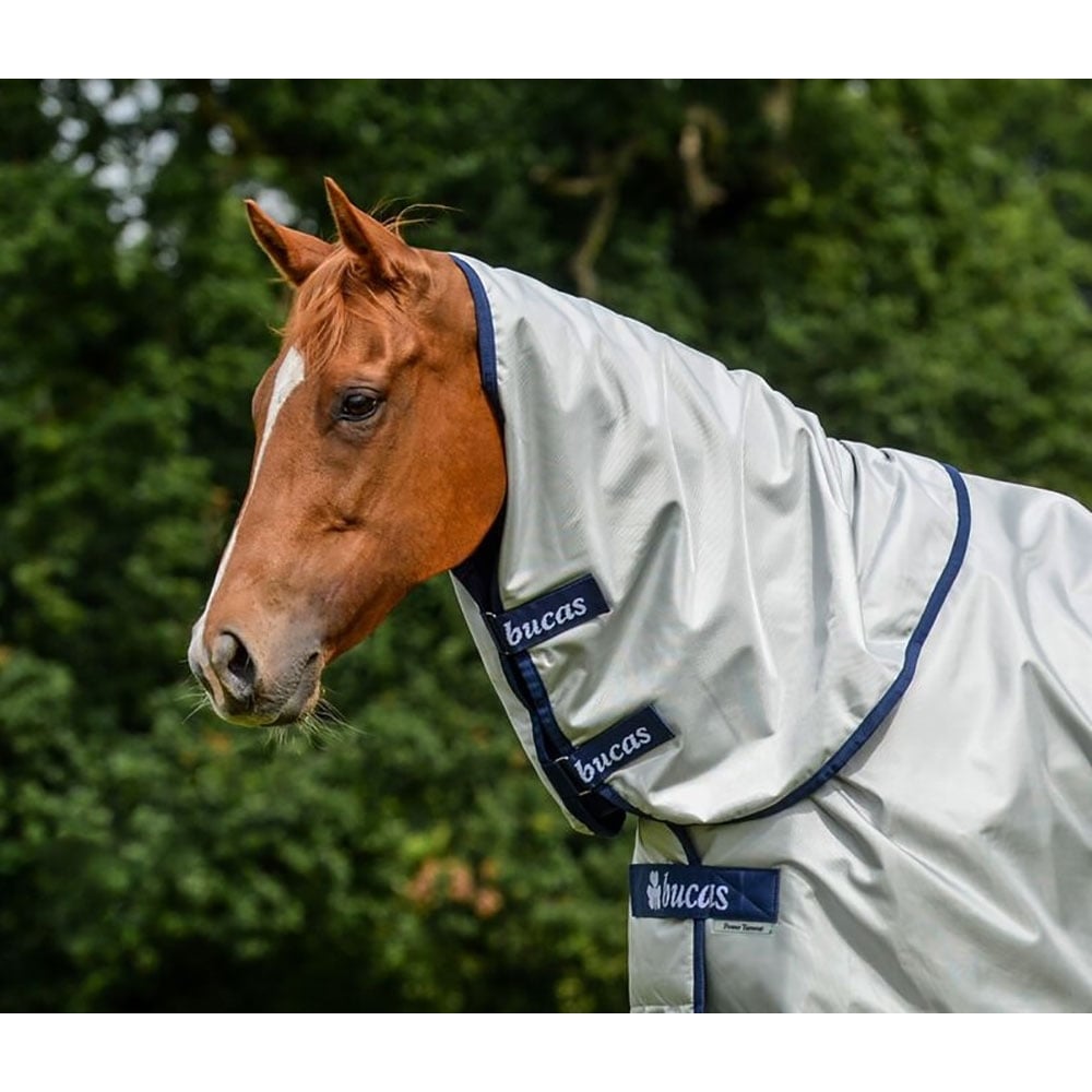 Bucas Power Turnout Combi Neck Cover Grey