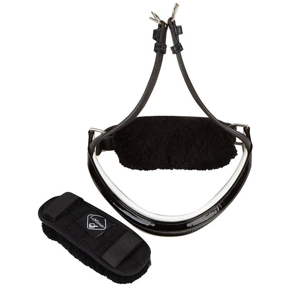 LeMieux Merino+ Noseband Guard Black