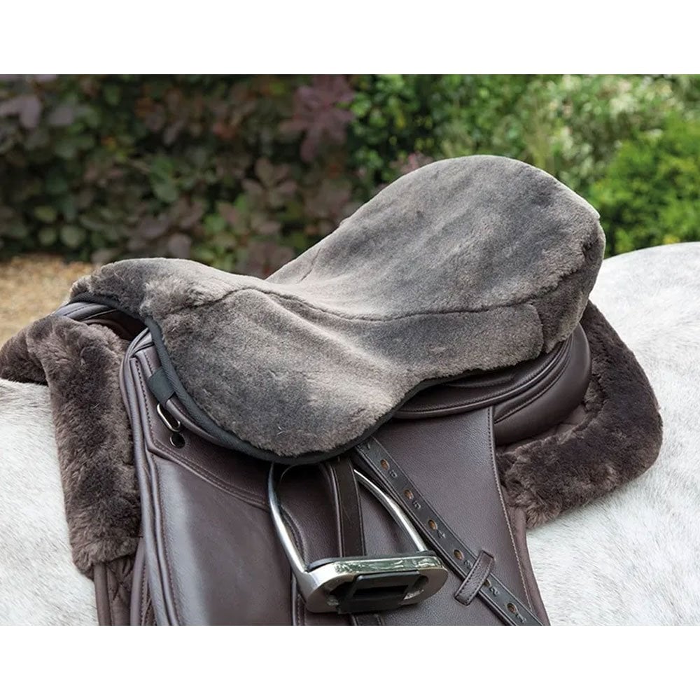 Shires Performance SupaFleece Seat Saver Brown