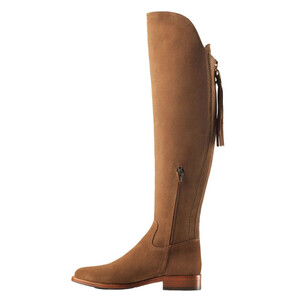Fairfax & Favor Fairfax & Favor Flat Amira Suede Boot in Tan