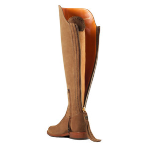Fairfax & Favor Fairfax & Favor Flat Amira Suede Boot in Tan