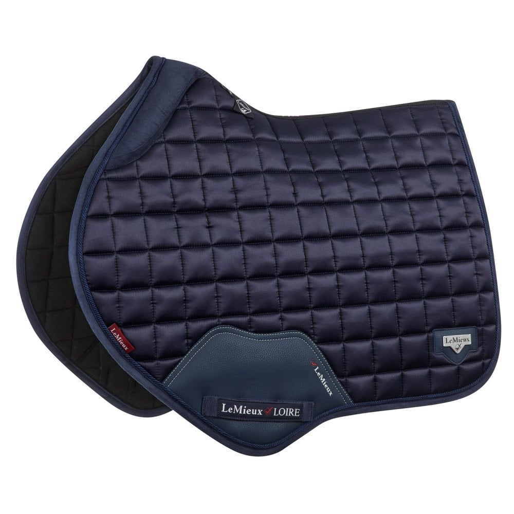LeMieux LeMieux Loire Satin Memory Close Contact Square in Navy