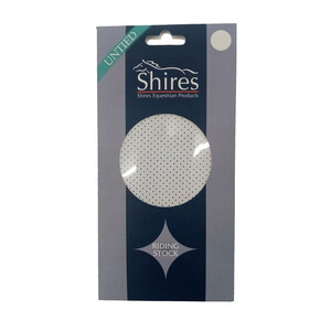 Shires Shires Patterned Stock in White Navy Spot