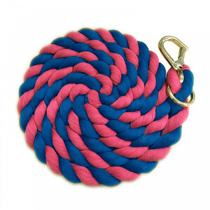 Shires Shires Two Tone Lead Rope in Blue/Pink