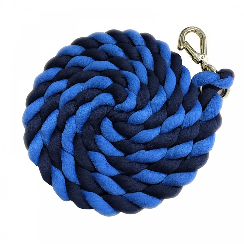 Shires Shires Two Tone Lead Rope in Navy/Blue