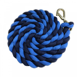 Shires Shires Two Tone Lead Rope in Navy/Blue