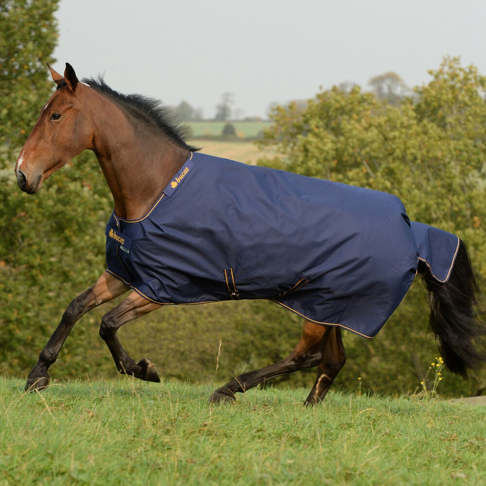 Bucas Irish 150g Turnout Rug Navy
