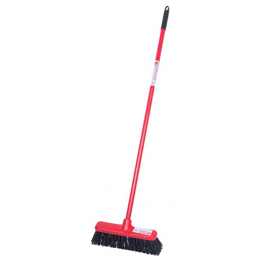 Red Gorilla Gorilla Broom Complete Short Handle 30cm Head in Red