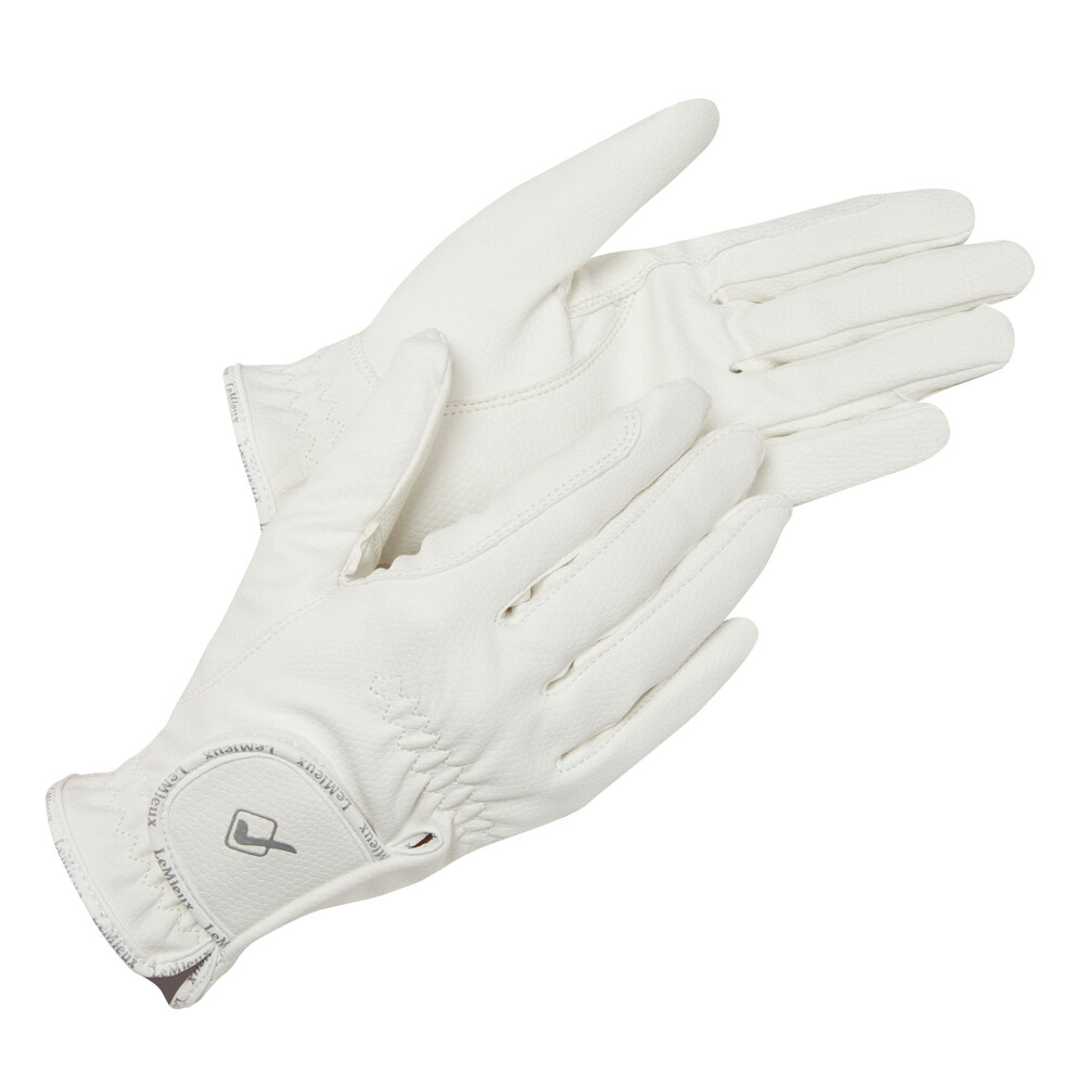 LeMieux LeMieux ProTouch Classic Riding Gloves in White