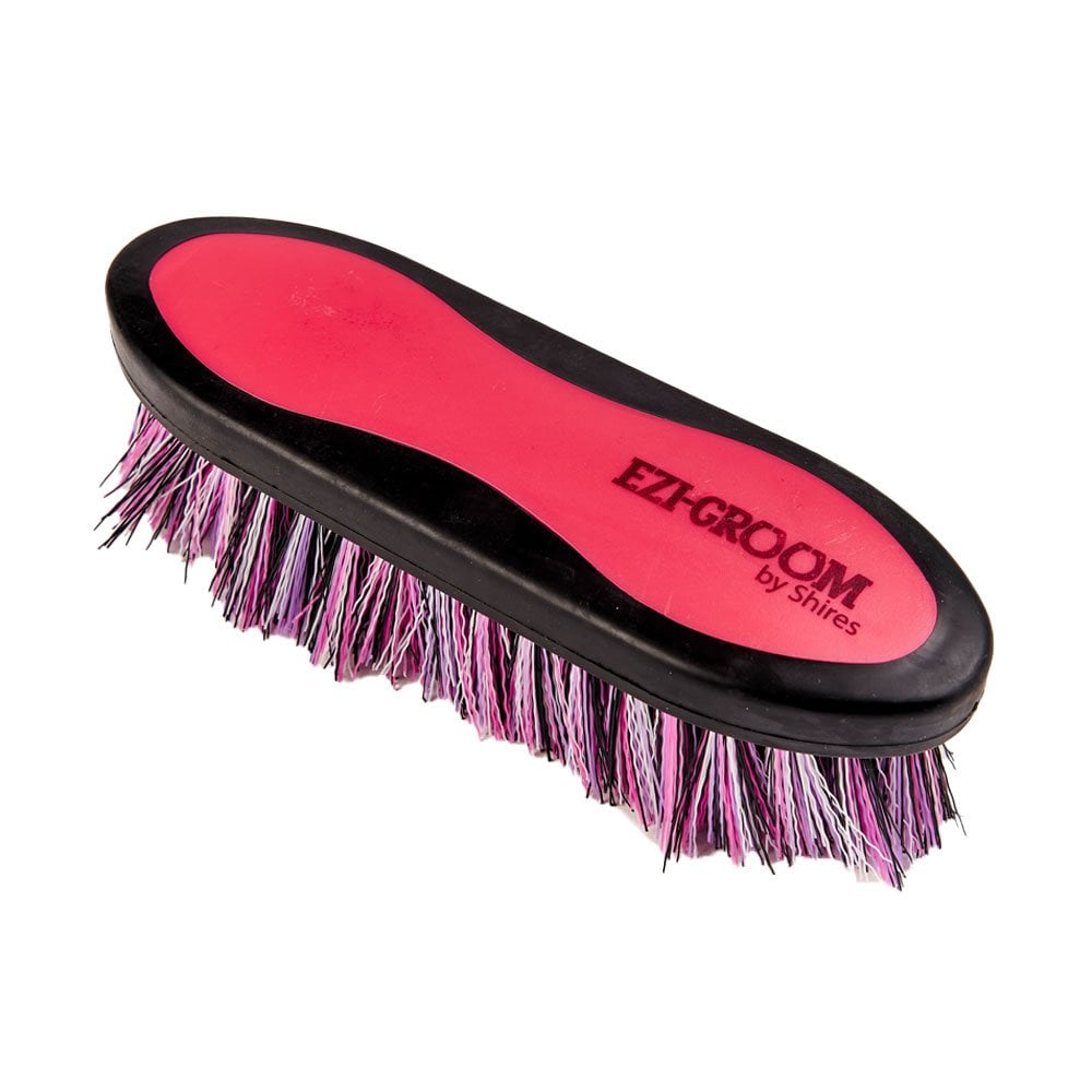 Shires Shires Ezi-Groom Dandy Brush in Pink