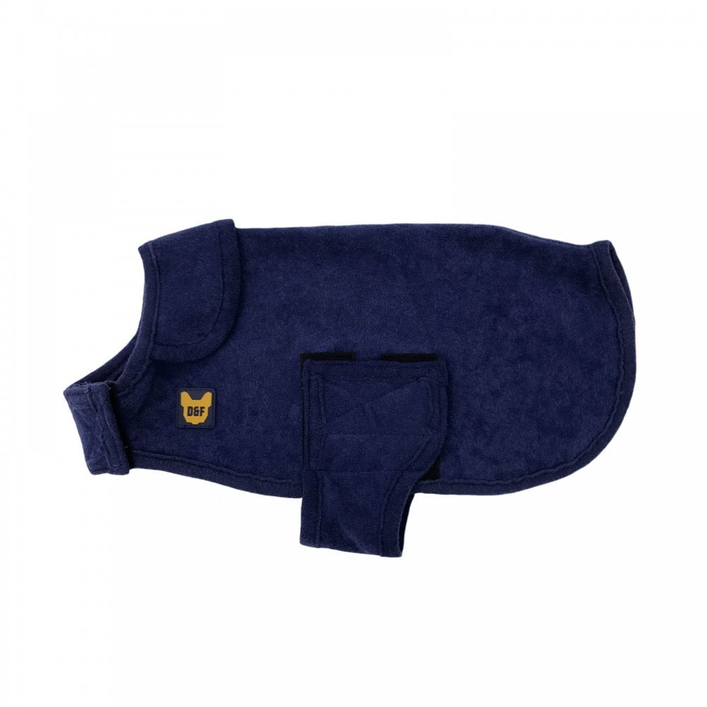 Shires Digby & Fox Dog Towel Coat Navy