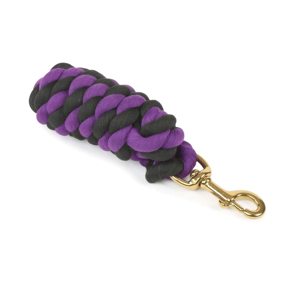 Shires Shires Trigger Clip Lead Rope in Black/Purple