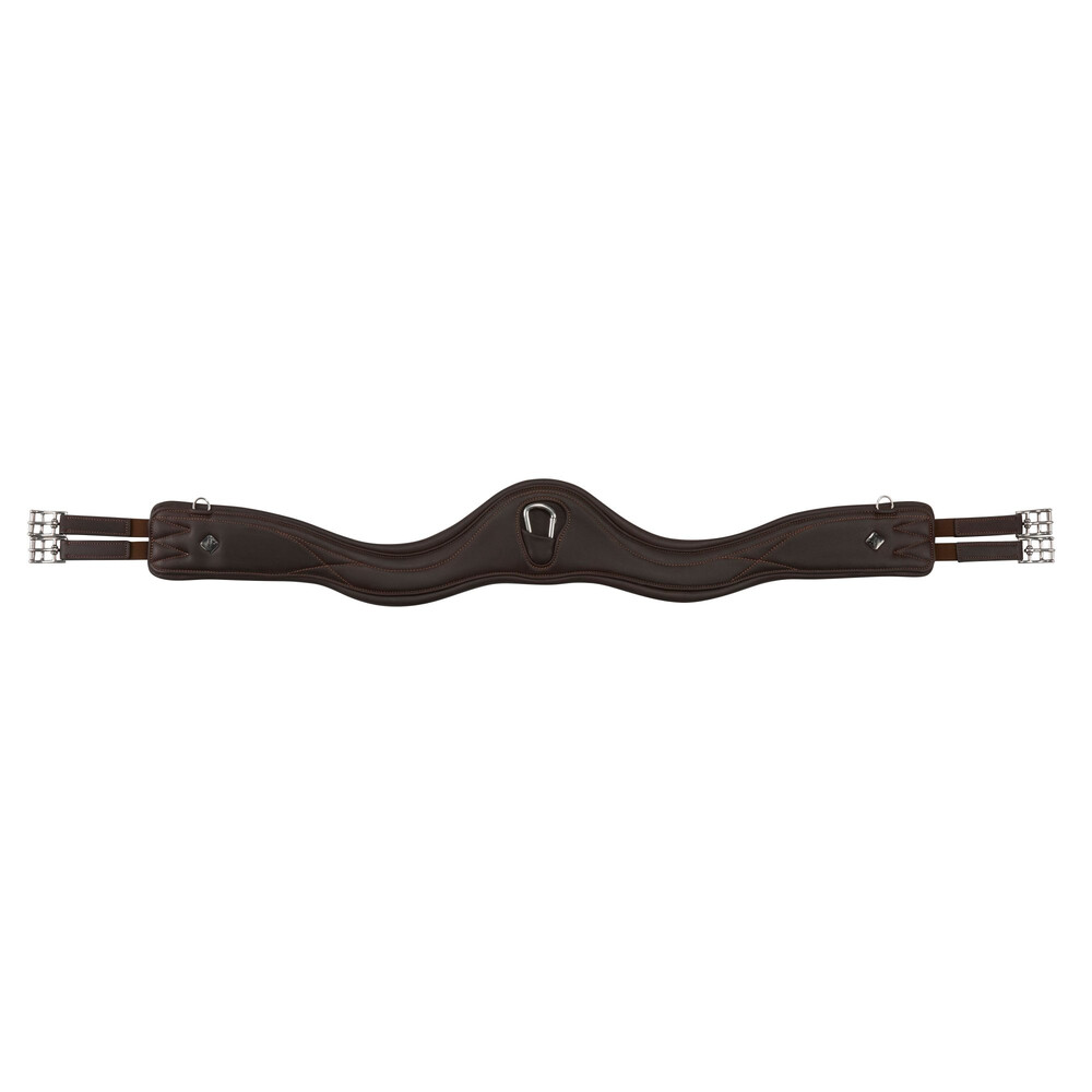 LeMieux Gel-Tek Anatomic Jumping Girth in Brown | Houghton Country