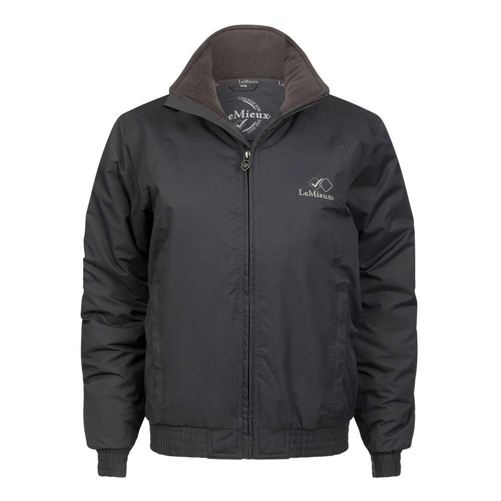 LeMieux Team Crew Waterproof Jacket in Grey | Houghton Country