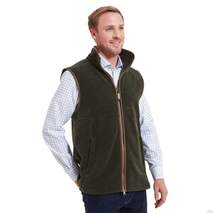 Schoffel Schoffel Oakham Fleece Gilet in Dark Olive