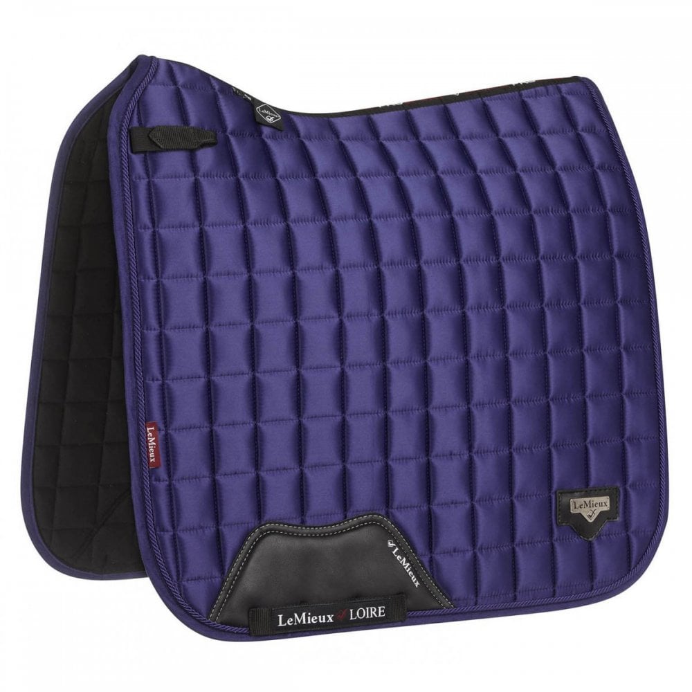 LeMieux LeMieux Loire Satin Classic Dressage Square in Ink Blue