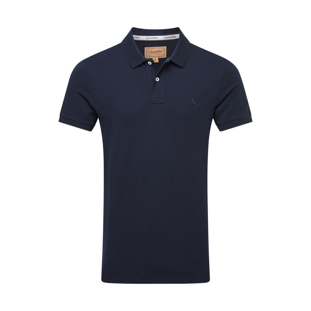Schoffel Schoffel Mens St Ives Polo Shirt in Navy