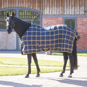 Shires Shires Tempest Plus Lite Stable Rug in Navy Check