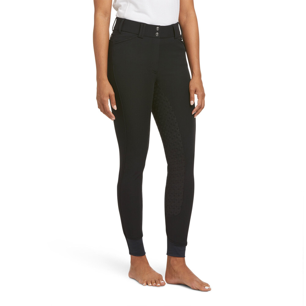 Ariat Tri Factor Frost Insulated Full Seat Grip Breech Black