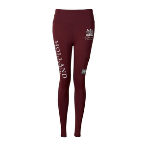 Holland Cooper Holland Cooper Thermal Legging Riding Tights in Burgundy