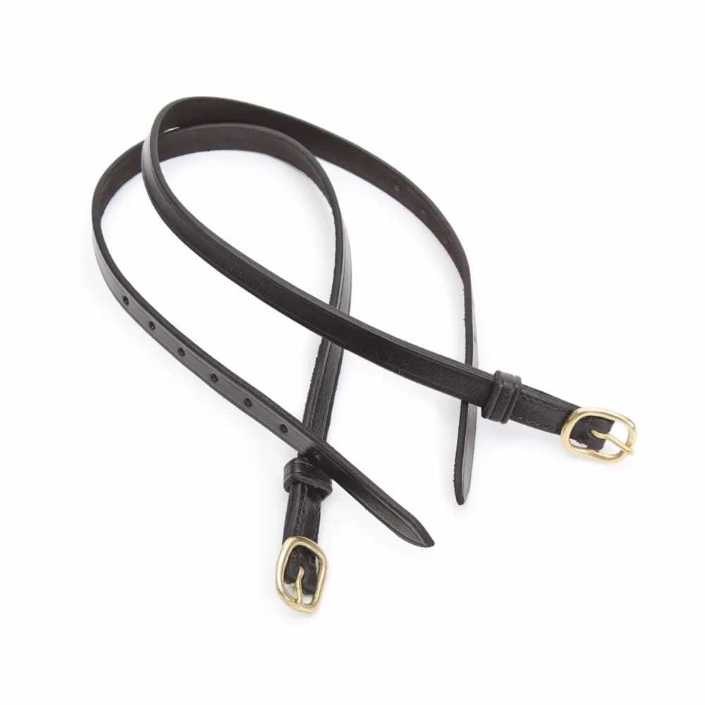 Shires Shires Velociti Gara Leather Spur Straps in Havana
