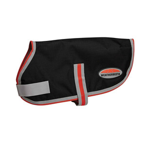 Weatherbeeta Weatherbeeta Therapy-Tec Dog Rug in Black/Silver & Red