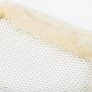 LeMieux LeMieux Fleece Edge Mesh Brushing Boots in White/Natural
