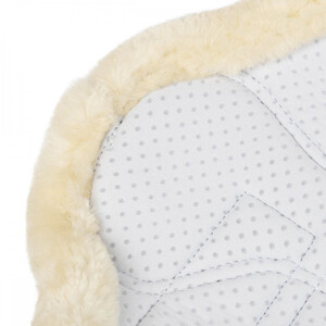 LeMieux LeMieux Fleece Edge Mesh Brushing Boots in White/Natural