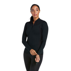 Ariat Ariat Ascent 1/4 Zip Baselayer in Black