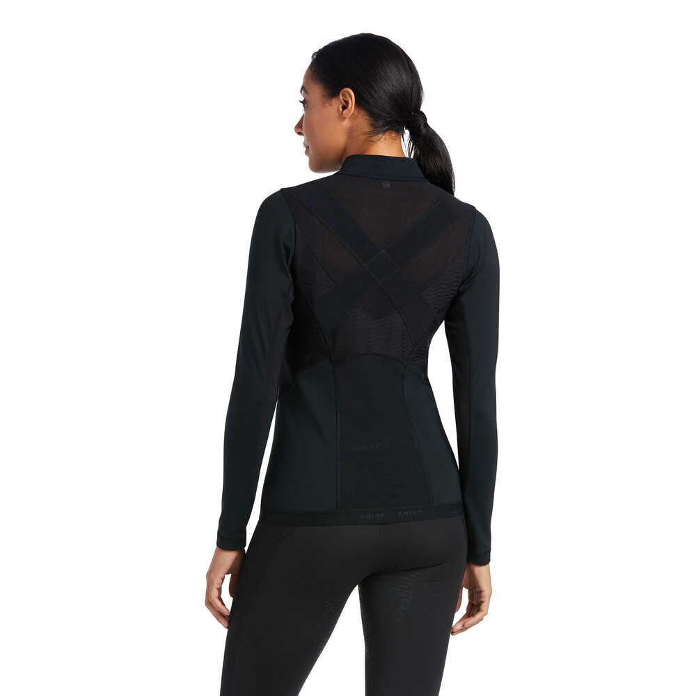 Ariat Ascent 1/4 Zip Baselayer Black