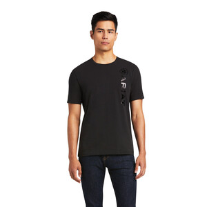 Ariat Ariat Mens Vertical Logo T-Shirt in Black