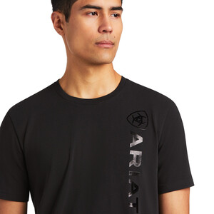 Ariat Ariat Mens Vertical Logo T-Shirt in Black