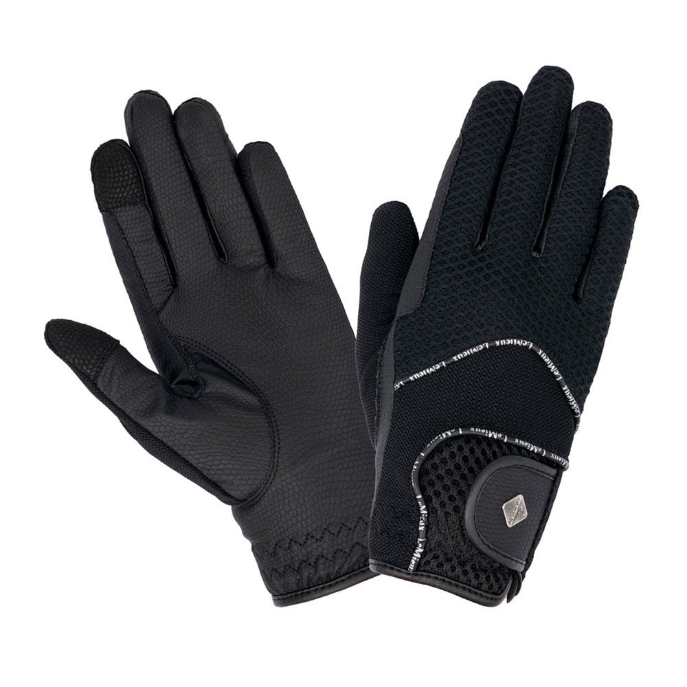 LeMieux LeMieux ProTouch 3D Mesh Riding Gloves in Black