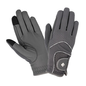 LeMieux LeMieux ProTouch 3D Mesh Riding Gloves in Grey