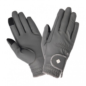 LeMieux LeMieux ProTouch Classic Riding Gloves in Grey