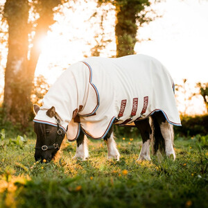 Horseware Rambo Petite Pony Sweetitch Hoody Fly Sheet in Sand/Cherry