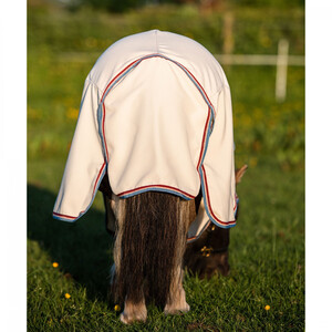 Horseware Rambo Petite Pony Sweetitch Hoody Fly Sheet in Sand/Cherry