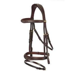 LeMieux LeMieux Kudos Competition Flash Bridle in Havana