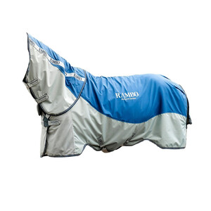 Horseware Horseware Rambo Autumn Series Turnout Rug in Navy/Grey