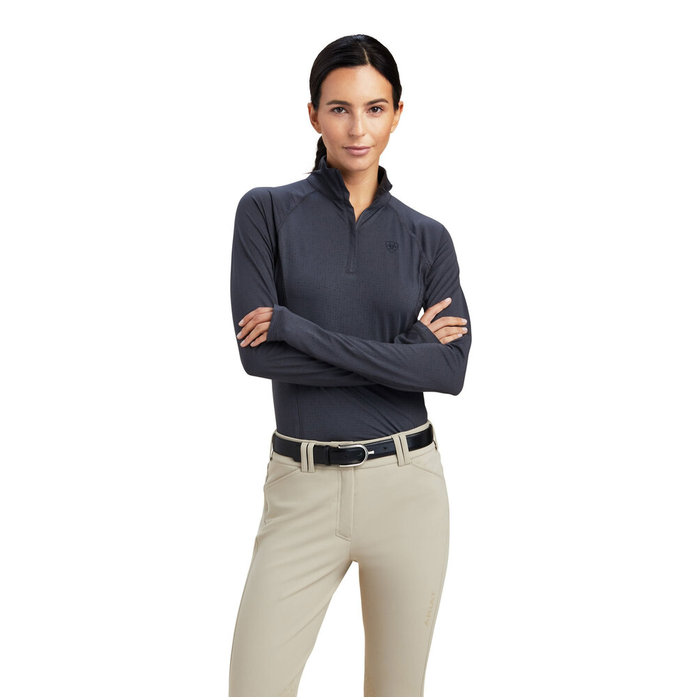 Ariat Ariat Lumina Lowell 1/4 Zip Top in Ebony
