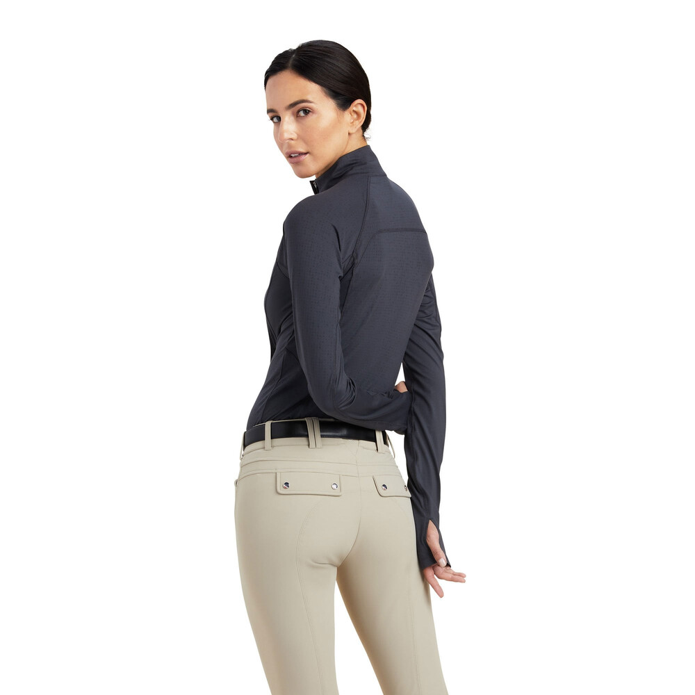 Ariat Lumina Lowell 1/4 Zip Top Black