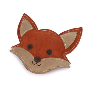 Shires Digby & Fox Leather Dog Toy in Fox