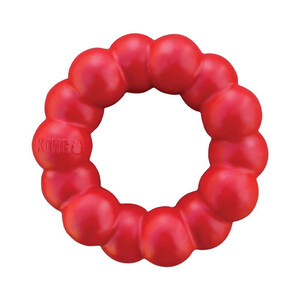 Kong Kong Ring Dog Toy in Red