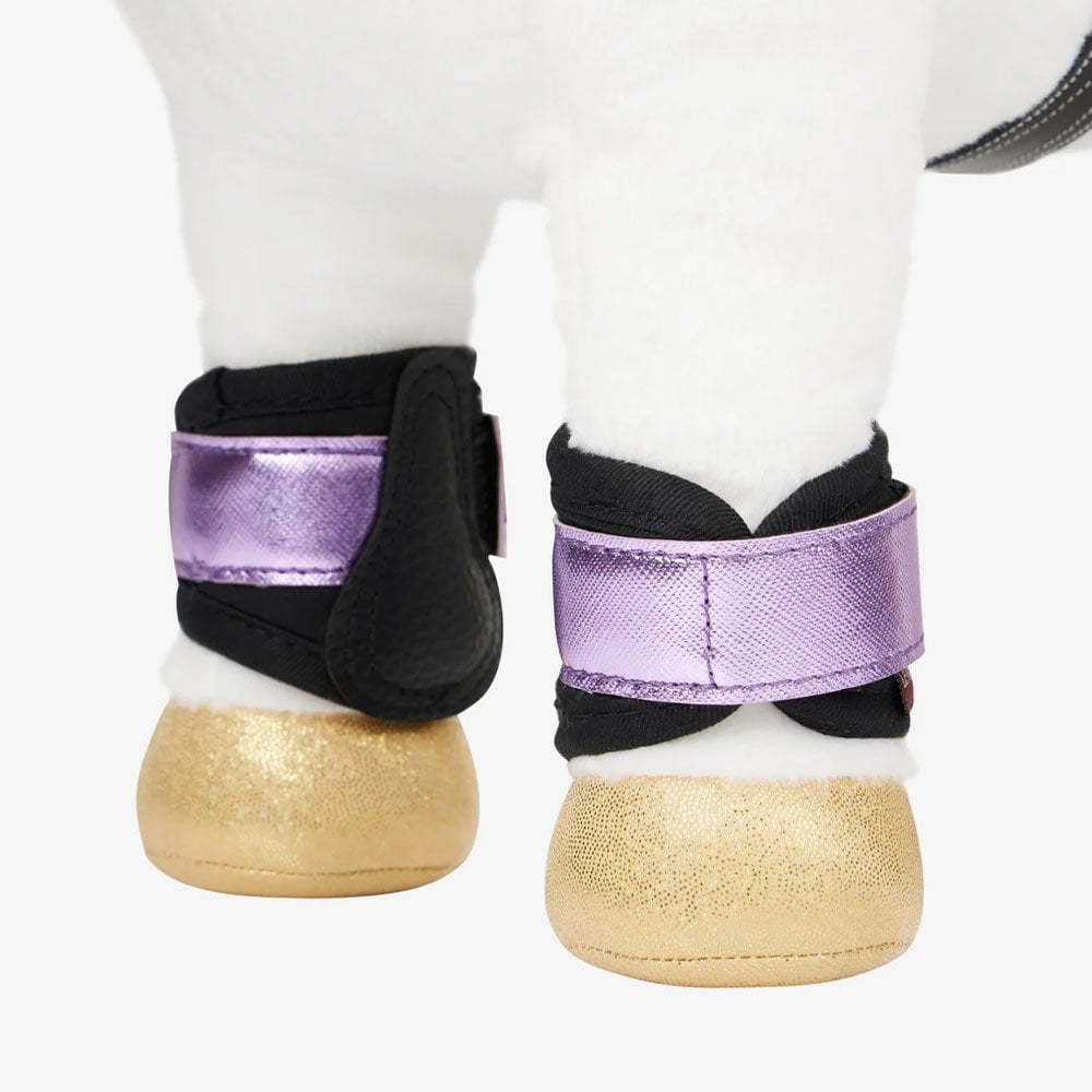 LeMieux Mini Toy Pony Shimmer Boots Purple