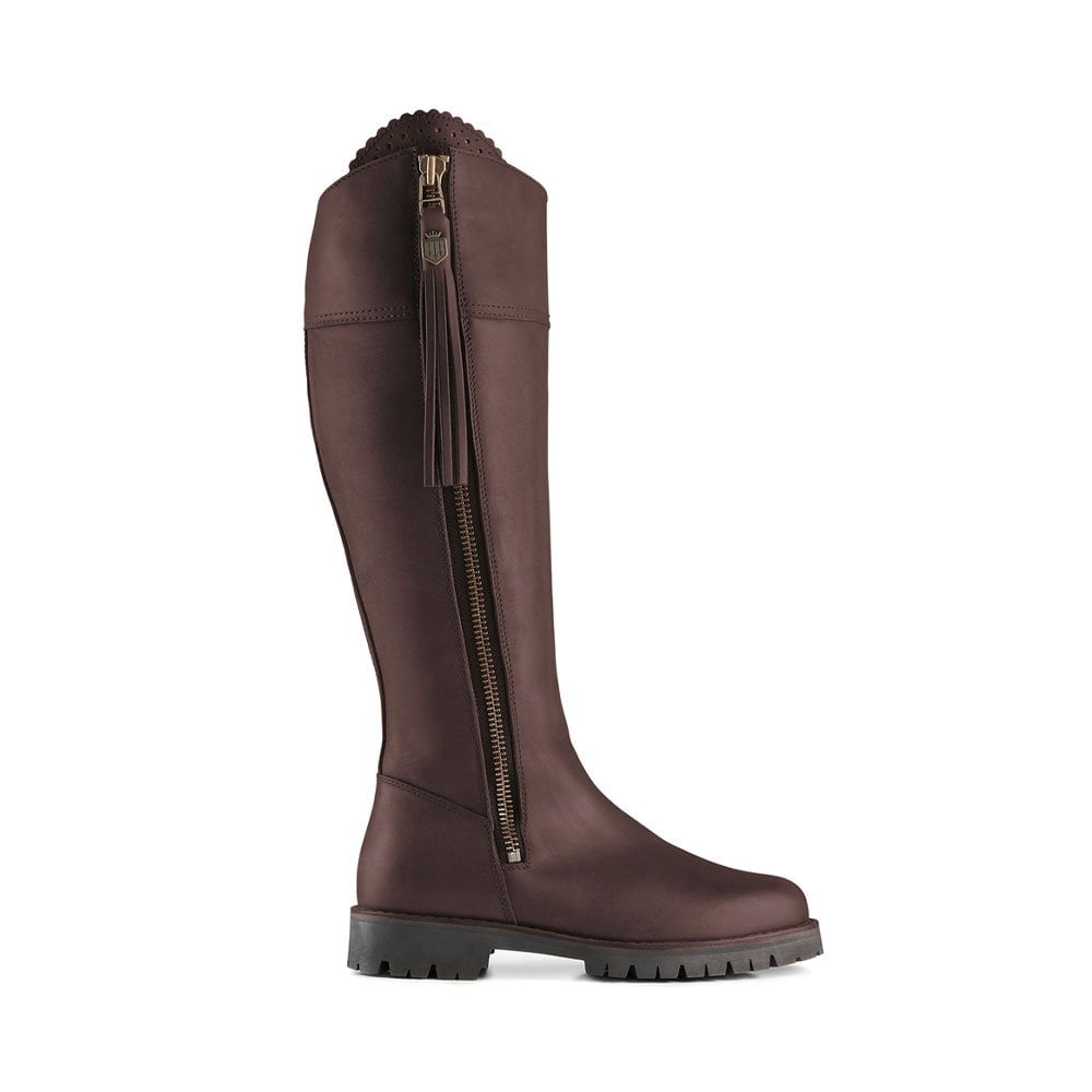 Fairfax & Favor Fairfax & Favor The Explorer Sporting Fit Leather Boot in Mahogany