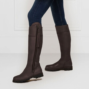 Fairfax & Favor Fairfax & Favor The Explorer Sporting Fit Leather Boot in Mahogany