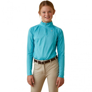 Ariat Ariat Youth Sunstopper 1/4 Zip Top in Maui Blue