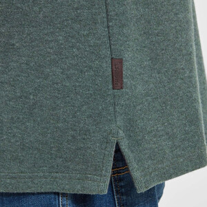Schoffel Schoffel Mens Kingsbridge Cotton French Rib 1/4 Zip Jumper in Country Green