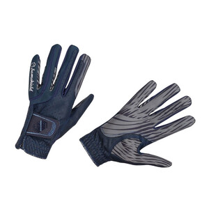 Samshield Samshield V-Skin Swarovski Gloves in Navy/Blue Crystal